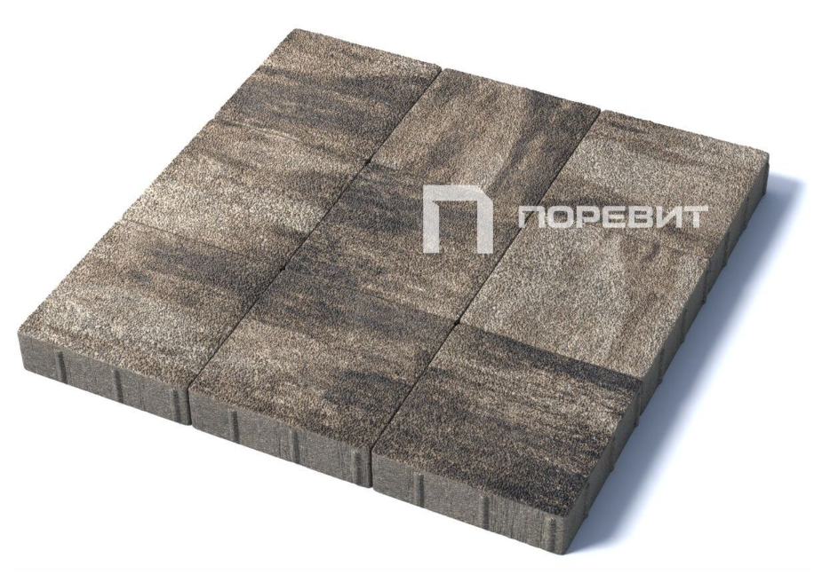 Тротуарная плитка Квадрат 300х300х80 мм, гранит, Старый замок